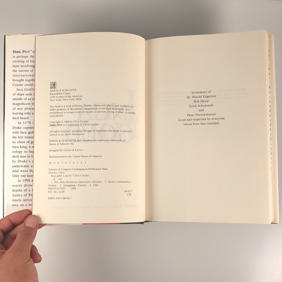 2/$30 - Inca Gold by Clive Cussler - Picture 5 of 11